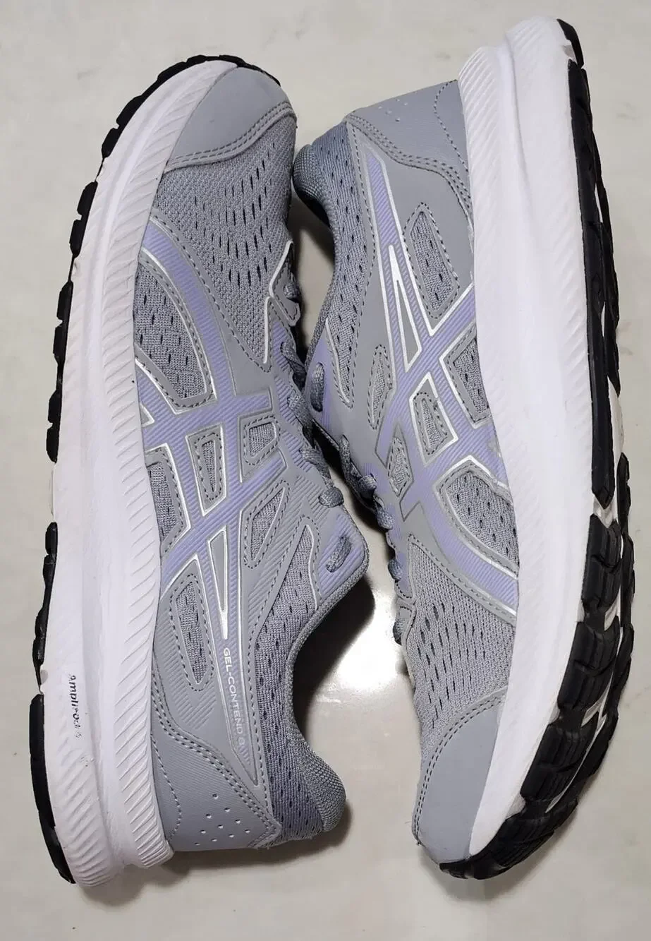Asics Gel-Contend 8 Grey Lilac Men's Size 10 Running Shoes 1012B320